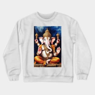 Ganesh , Ganesha Crewneck Sweatshirt